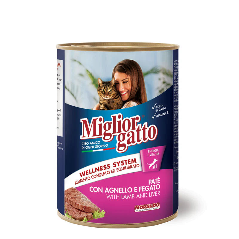 Miglior gatto Cat Pate with Lamb and Liver 405g