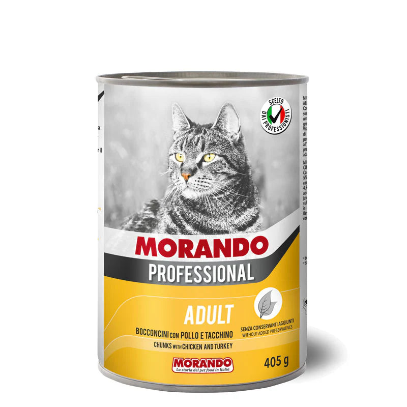 Morando Professional Cat Chunks with Chicken and Liver 405g