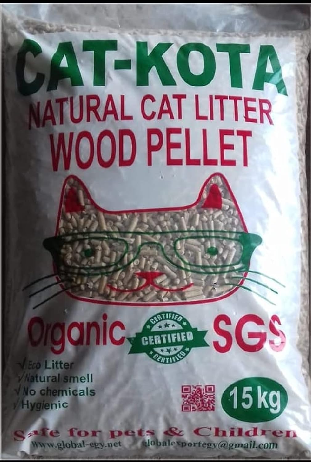 Cat-Kota Wood Pellet Cat Litter 15KG