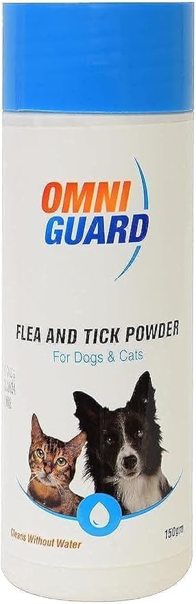 Omni Guard Flea And Tick Powder Shampoo For Dogs And Cats 150 ML