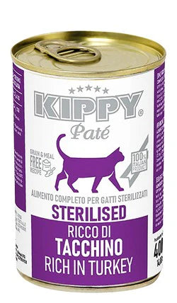 Kippy Pate Sterilised Turkey Adult Cat 400g