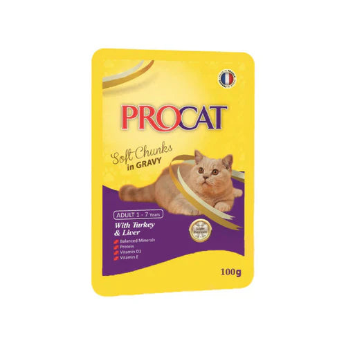 Procat With Turkey & Liver In Gravy 100 g