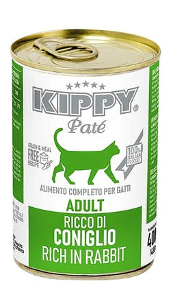 Kippy Pate Rabbit Adult Cat 400g