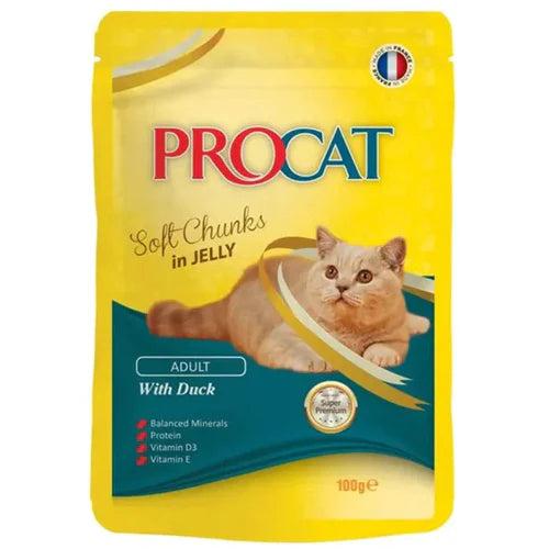 PROCAT Soft Chunks in Jelly with Duck 100g