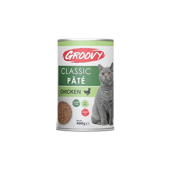 Groovy Classic Cat Pate Chicken Can 400g