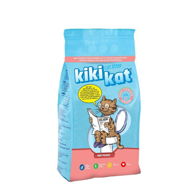 KikiKat Cat Litter Baby Powder 5 L