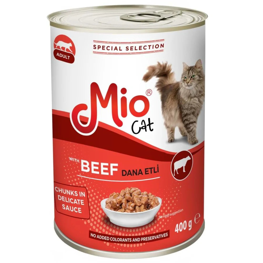 Mio Cat Wet Food with Beef 400g