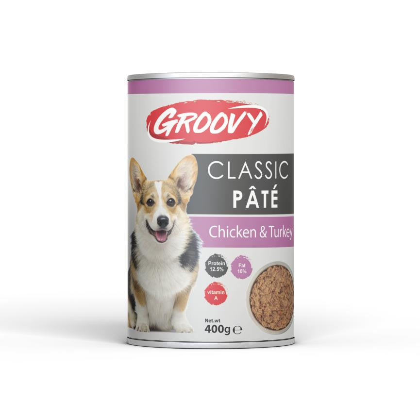 Groovy Classic Pate Chicken&Turkey 400gm