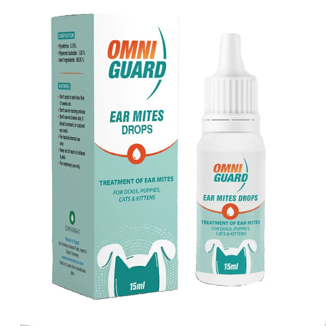 Omni Guard Ear Mites Drops 15 ML