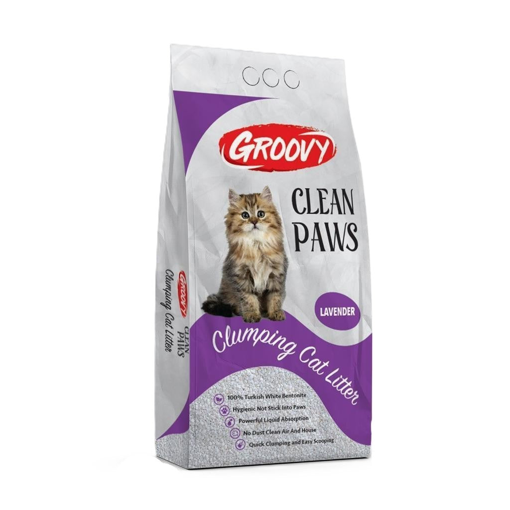 Groovy Clumping Cat Litter- Lavender 10 L