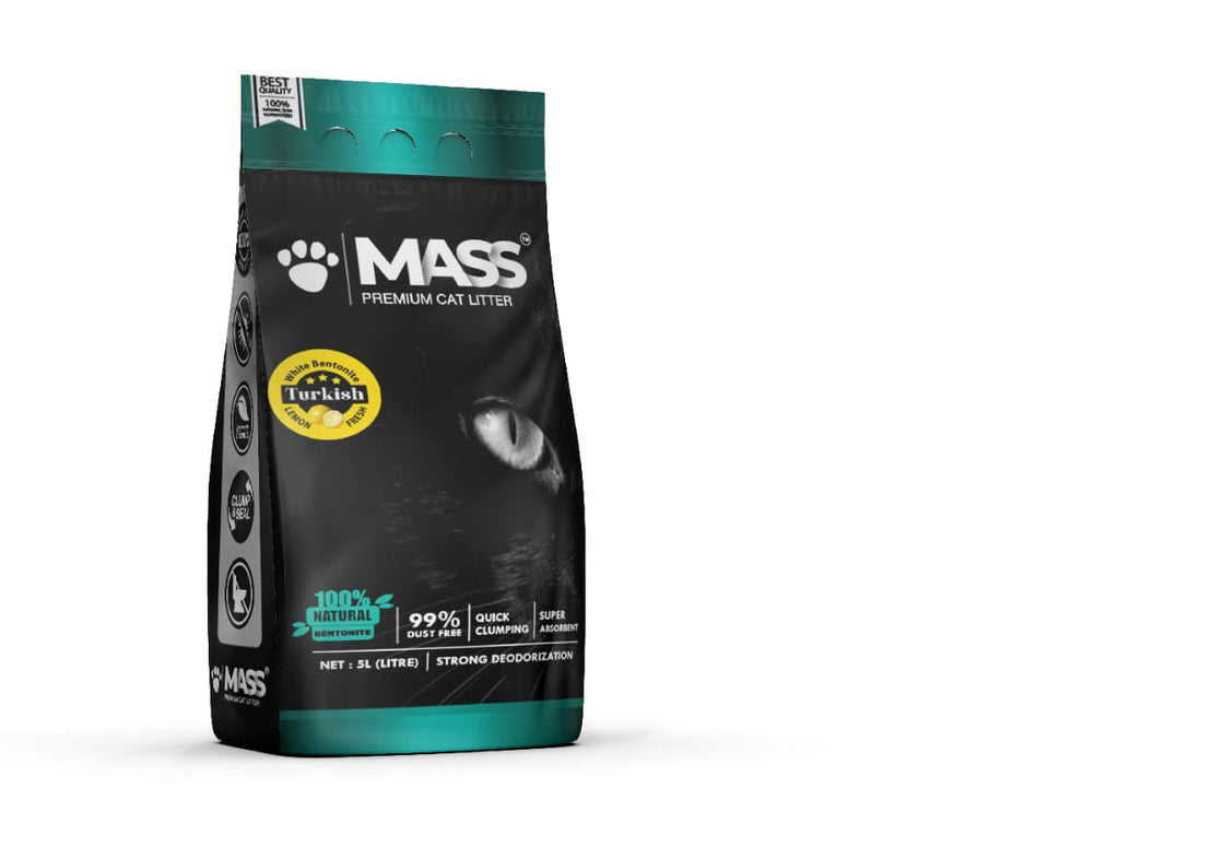 MASS Clumping Cat Litter - Lemon Scent 5 L