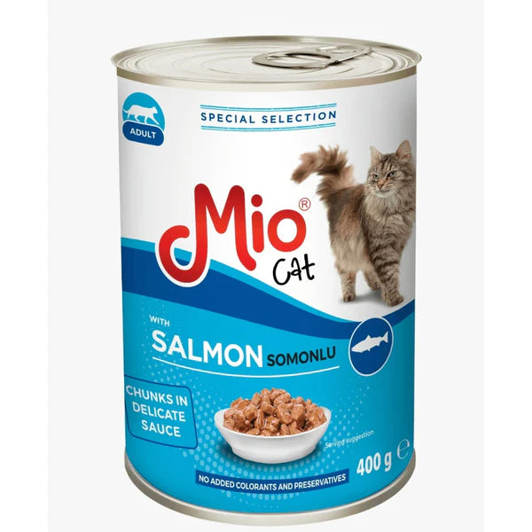 Mio Cat Wet Food Adult Salmon - Can 400 g