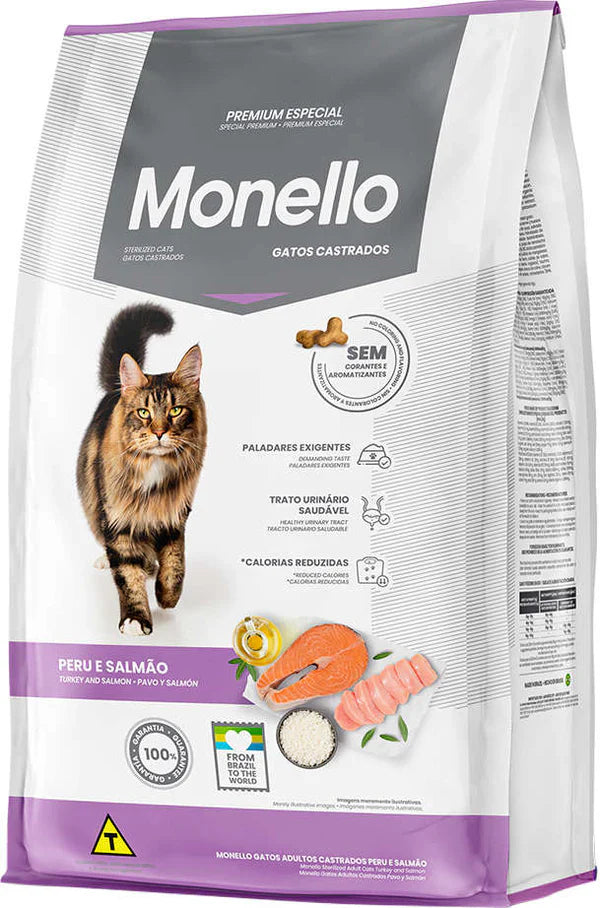 Monello Cat Food Sterilised Turkey & Salmon 1 kg