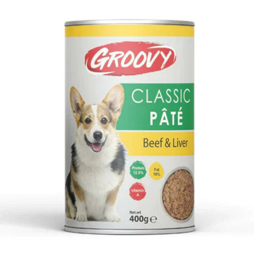 Groovy Classic Dog Pate Beef and Liver 400g