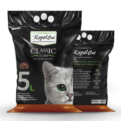 Royal Cat Bentonite Clumping Cat Litter 5L