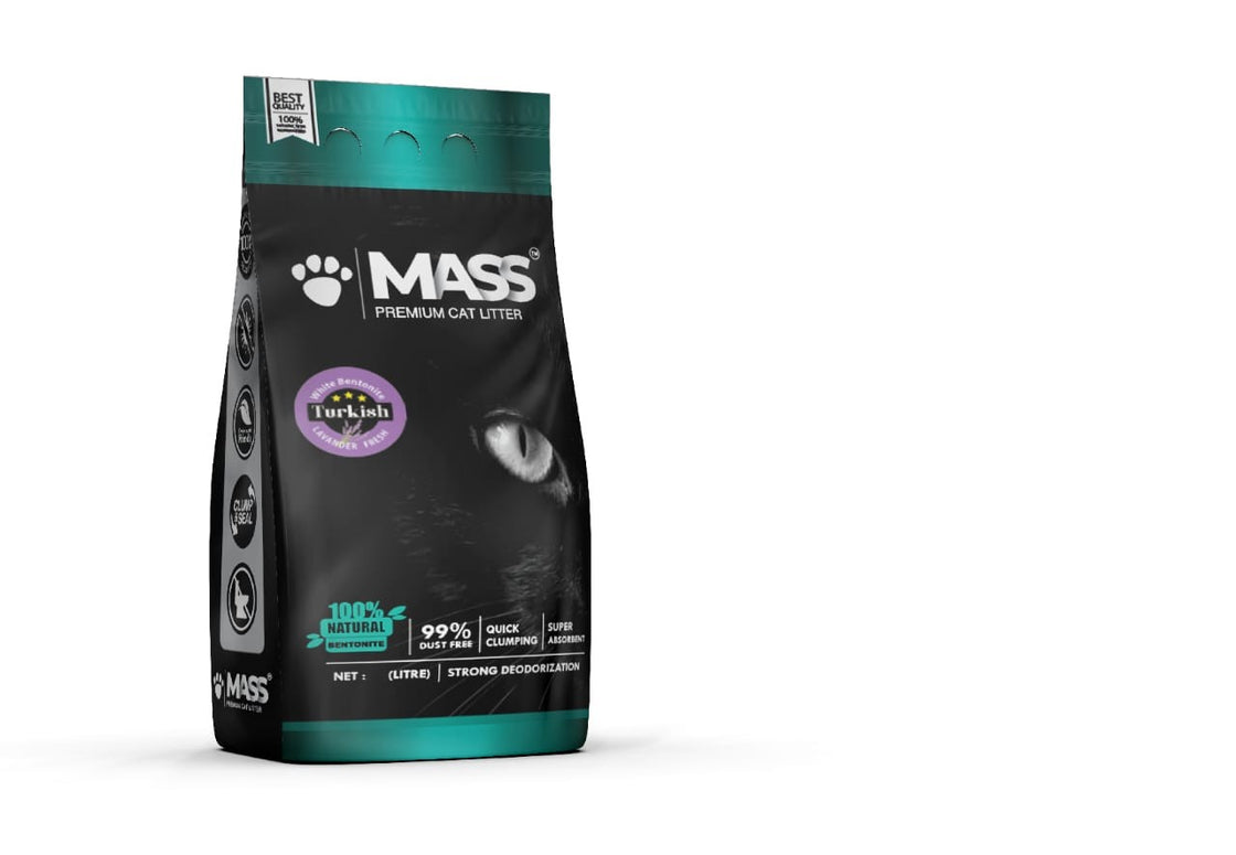 MASS Clumping Cat Litter - Lavender Scent 20 L