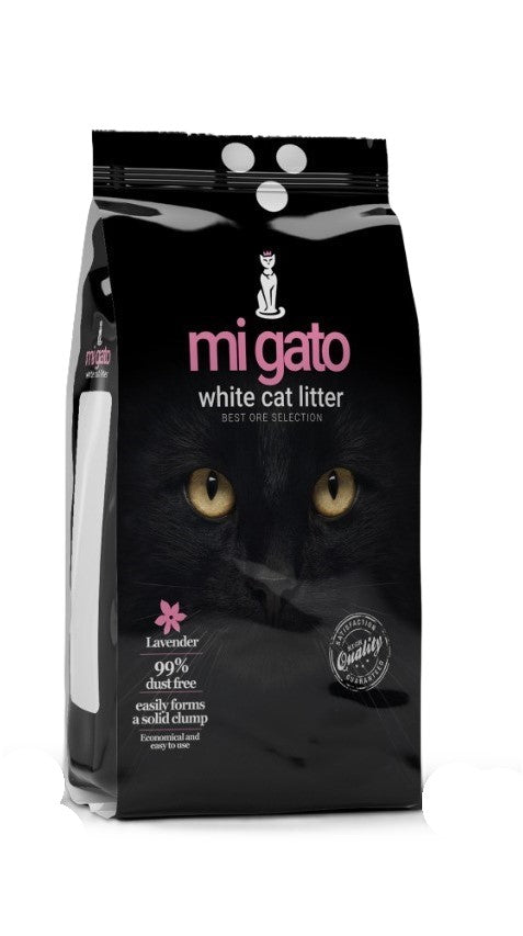 mi gato clumping cat Litter - Lavender 10 L