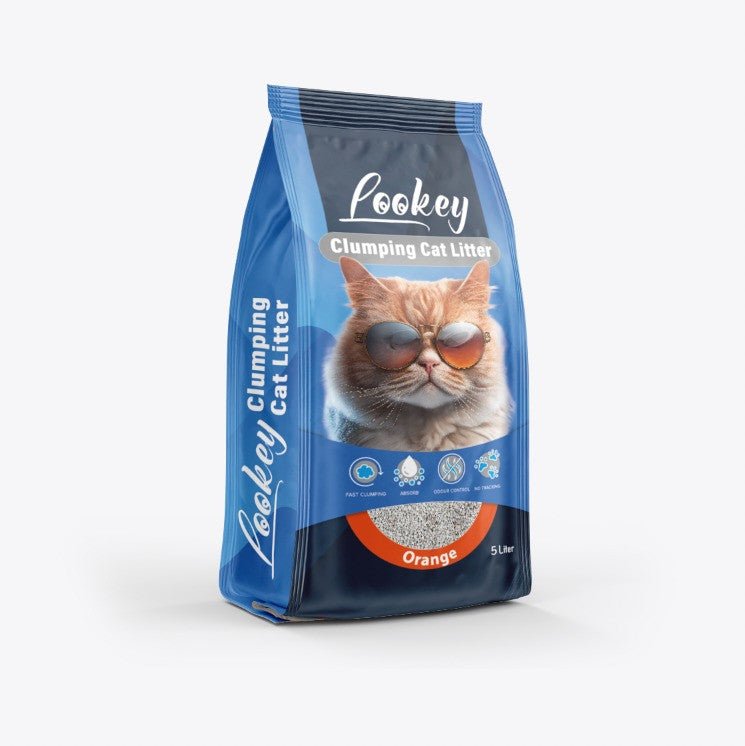 Lookey Clumping Cat Litter - Orange 5L