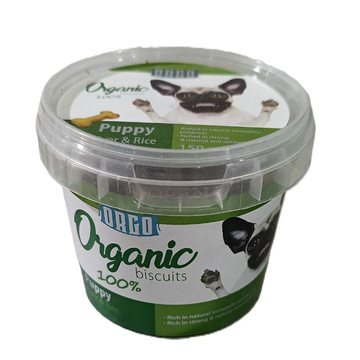 Orgo Biscuit Puppy with Rice and Lover 150 g